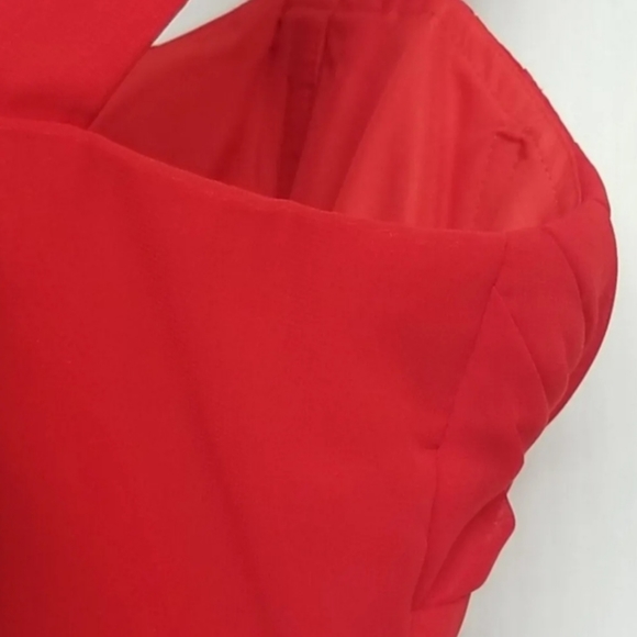 Wedding Prom Womens Red Sweet Heart Dress J.J's House, Altered See Measurements - Picture 10 of 12